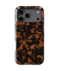 Caramel Tortoise Shell Shockproof MagSafe Case for iPhone - iPhone 17 Pro Max (6.9