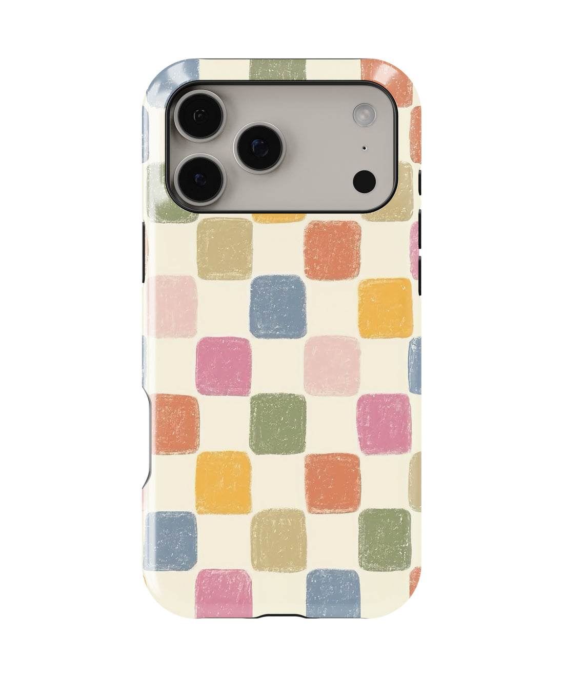 Pastel Mosaic Tile Shockproof MagSafe Case for iPhone - iPhone 17 Pro Max (6.9")