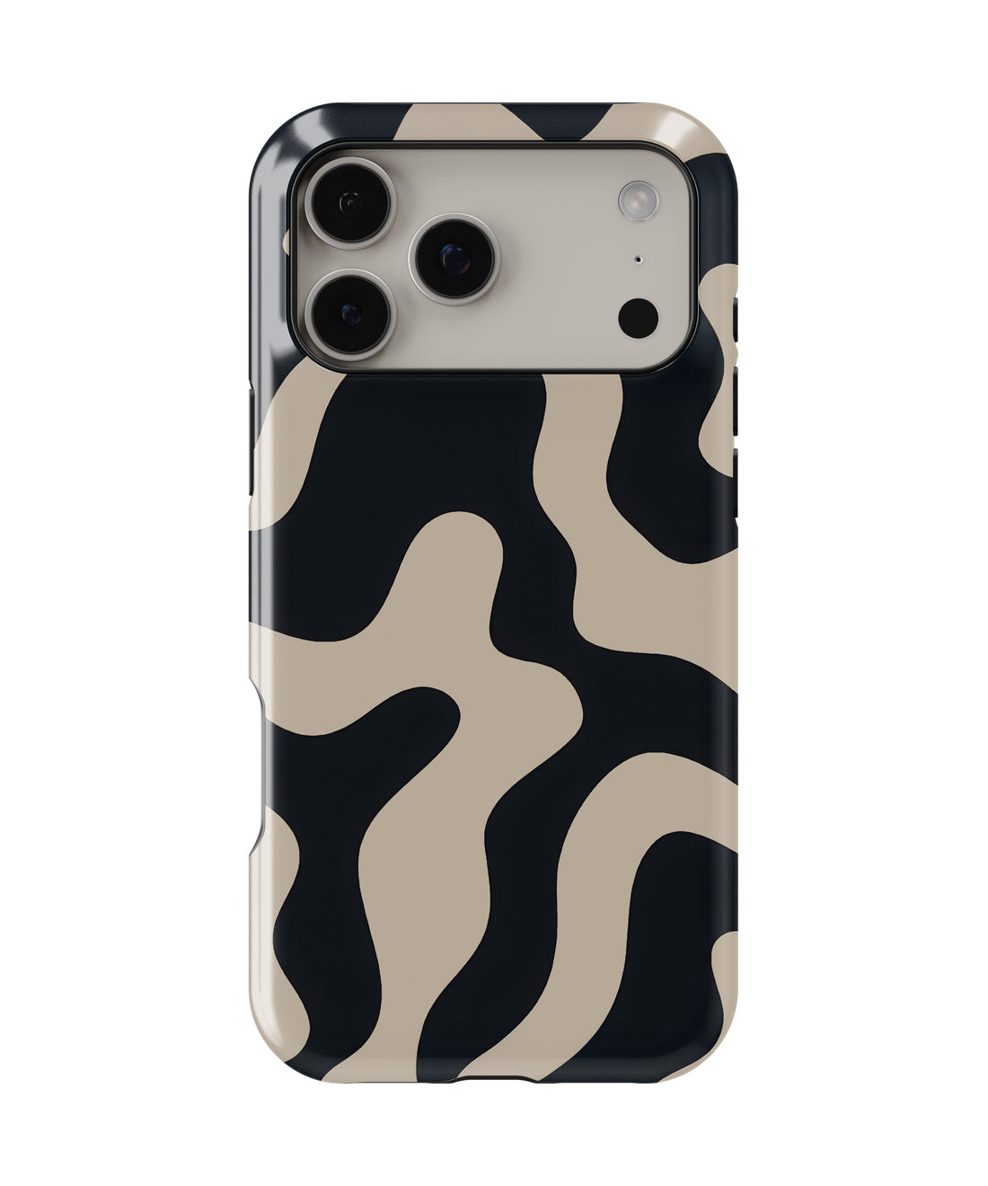 Zebra Dune Elegance MagSafe iPhone Tough Case – Custom Name Option – product image 1