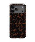 Dark Tortoise Shell Shockproof MagSafe Case for iPhone - iPhone 17 Pro Max (6.9