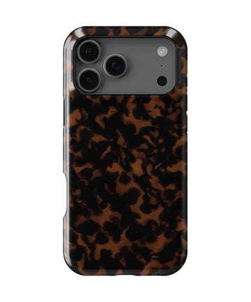 Dark Tortoise Shell Shockproof MagSafe Case for iPhone - iPhone 17 Pro Max (6.9")