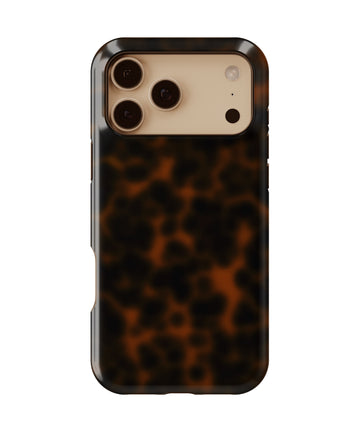 Golden Tortoise Shell Shockproof MagSafe Case for iPhone