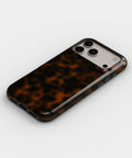 Amber Tortoise Shell MagSafe iPhone Tough Case – Custom Name Option – product image 3