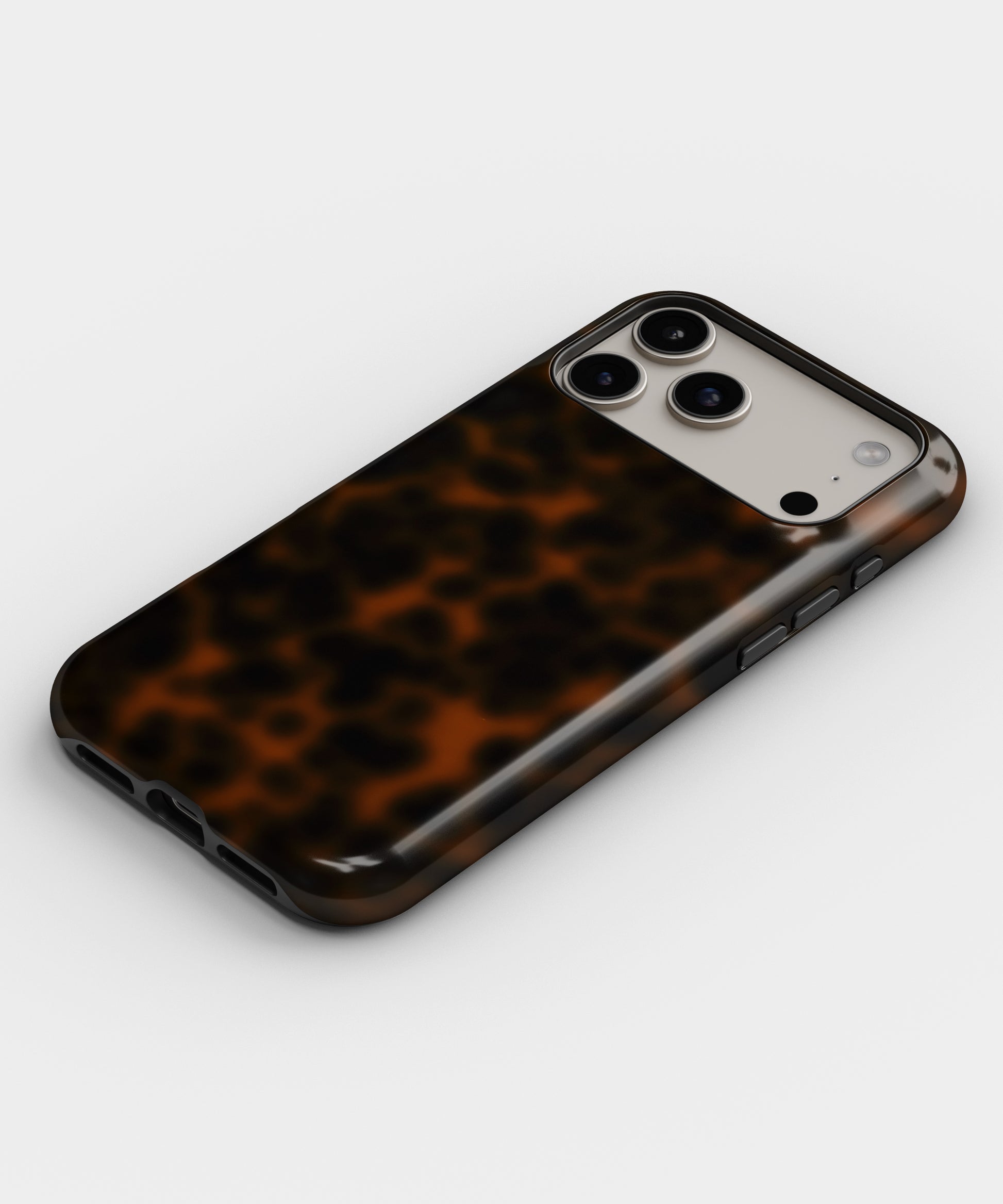 Amber Tortoise Shell MagSafe iPhone Tough Case – Custom Name Option – product image 3
