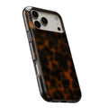 Amber Tortoise Shell MagSafe iPhone Tough Case – Custom Name Option – product image 2