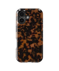 Caramel Tortoise Shell Shockproof MagSafe Case for iPhone - iPhone 17 (6.3