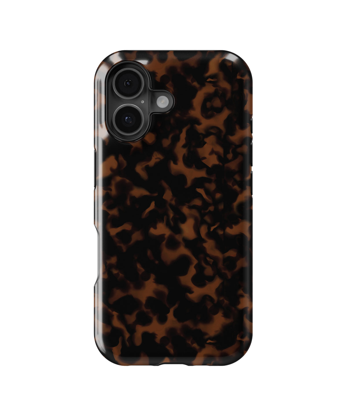 Dark Tortoise Shell Shockproof MagSafe Case for iPhone - iPhone 17 (6.3")