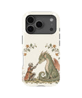 Knight and Friendly Dragon MagSafe iPhone Tough Case, rear view, iPhone17-18Pro model image group