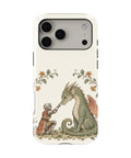 Knight and Friendly Dragon MagSafe iPhone Tough Case, rear view, iPhone17-18ProMax model image group