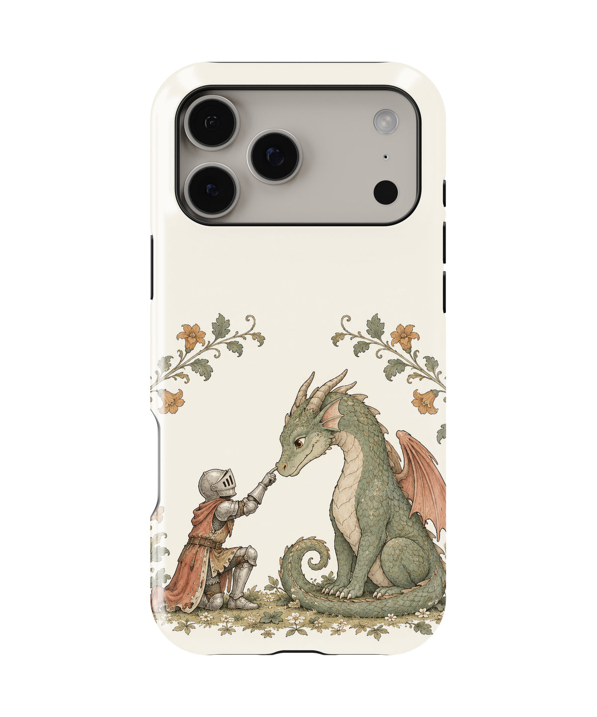 Knight and Friendly Dragon MagSafe Tough Case – iPhone 18 Pro Max & iPhone 18 Pro | Custom Name