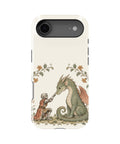 Knight and Friendly Dragon MagSafe iPhone Tough Case, rear view, iPhone17Air model image group