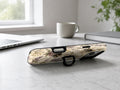 Lavender Bumblebee Botanical MagSafe Loop iPhone Case shown in a neutral white professional lifestyle setting