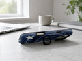 Midnight Blue Celestial Spiral MagSafe Loop Case, shown as a hands-free kickstand