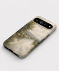 Misty Neutral Landscape Google Pixel case front view