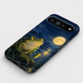 Moonlit Frog by the Lake Google Pixel Case - flat angled view