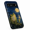 Moonlit Frog by the Lake Google Pixel Case - standing angled view