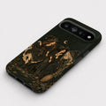 Moonlit Witch Friends Google Pixel Case - flat angled view