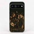 Moonlit Witch Friends Google Pixel Case - centered back view