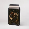 Moonlit Witch Friends MagSafe Card Holder, card storage shown with cards