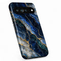 Navy Gold Marble Google Pixel case