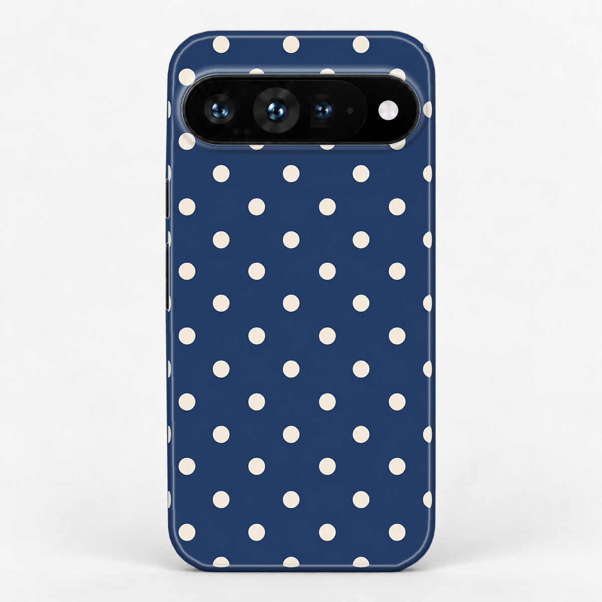 Navy Ivory Polka Dots Google Pixel Case