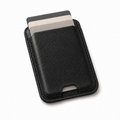 Obsidian Black MagSafe card holder holding three cards