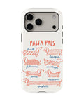 Pasta Pals Dachshund Noodle Chart MagSafe iPhone Tough Case, rear view, iPhone17-18ProMax model image group