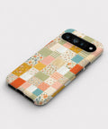 Pastel Quilt Patchwork Google Pixel case front view