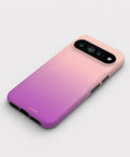 Pink Purple Ombre Gradient Google Pixel case front view