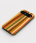 Retro Sunset Stripe Google Pixel case front view