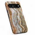 Rose Gold Agate Marble Google Pixel case