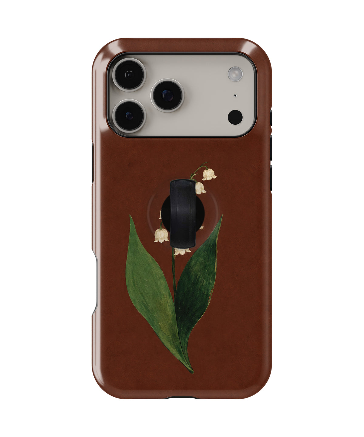 Russet Lily of the Valley MagSafe Loop Case – iPhone 18 Pro Max & iPhone 18 Pro | Kickstand