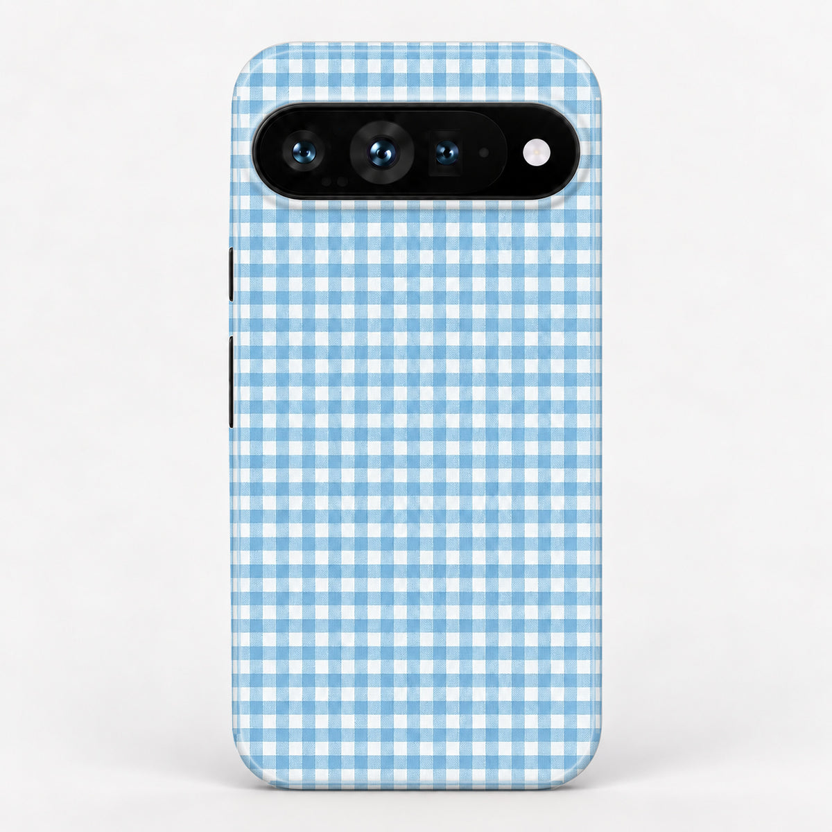 Sky Blue and White Gingham Google Pixel Case