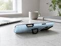 Sky Blue and White Gingham MagSafe Loop Case, shown as a hands-free kickstand
