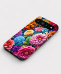 Vibrant Garden Floral Bouquet Google Pixel case front view