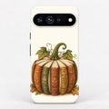 Vintage Book Pumpkin Google Pixel Case - centered back view
