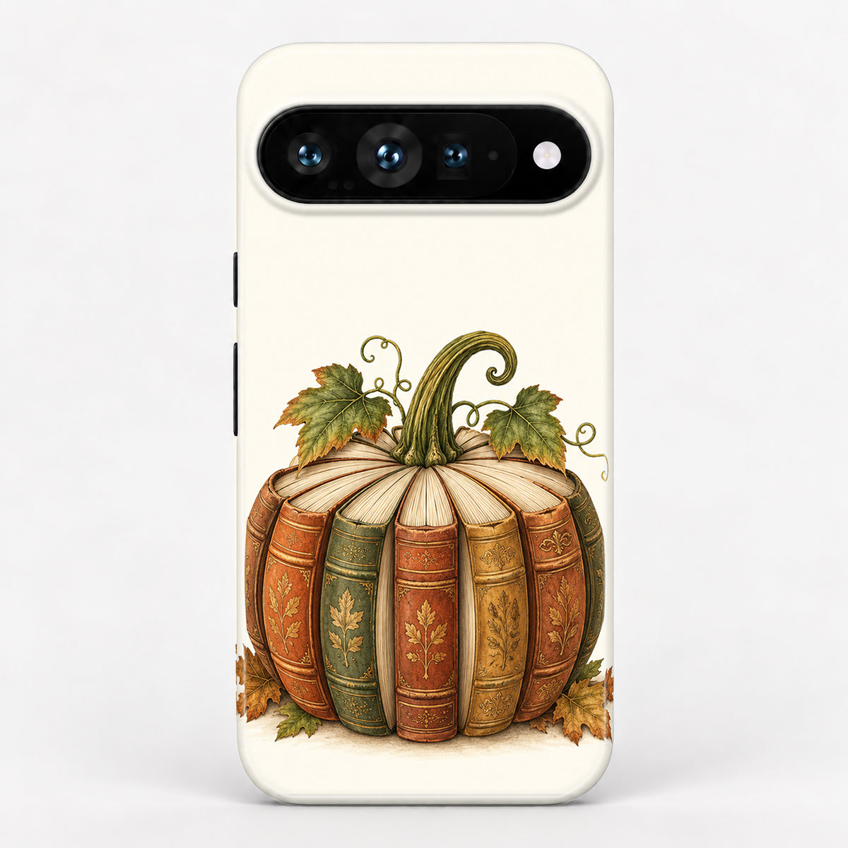 Vintage Book Pumpkin Google Pixel Case