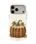 Vintage Book Pumpkin MagSafe iPhone Tough Case, rear view, iPhone17-18ProMax model image group