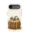 Vintage Book Pumpkin MagSafe iPhone Tough Case, rear view, iPhone17Air model image group
