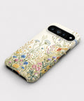 Vintage Wildflower Meadow Google Pixel case front view