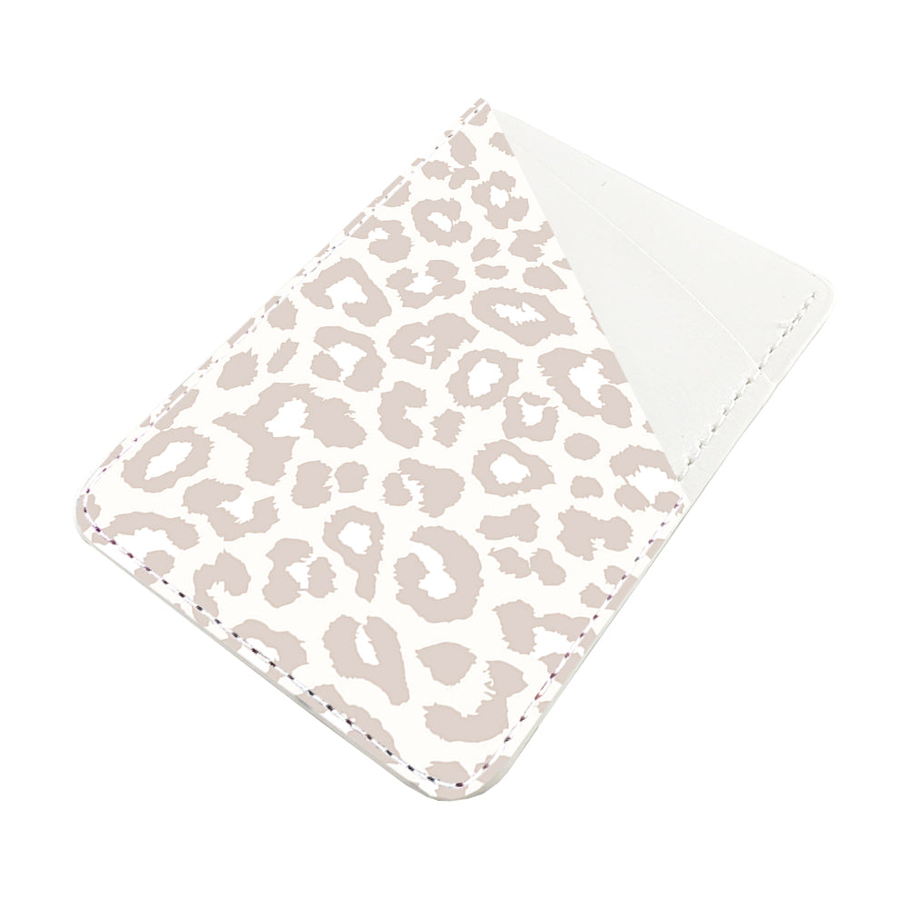 Leopard Phone Card Holder