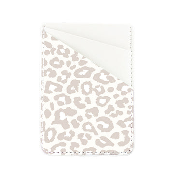 Leopard Phone Card Holder