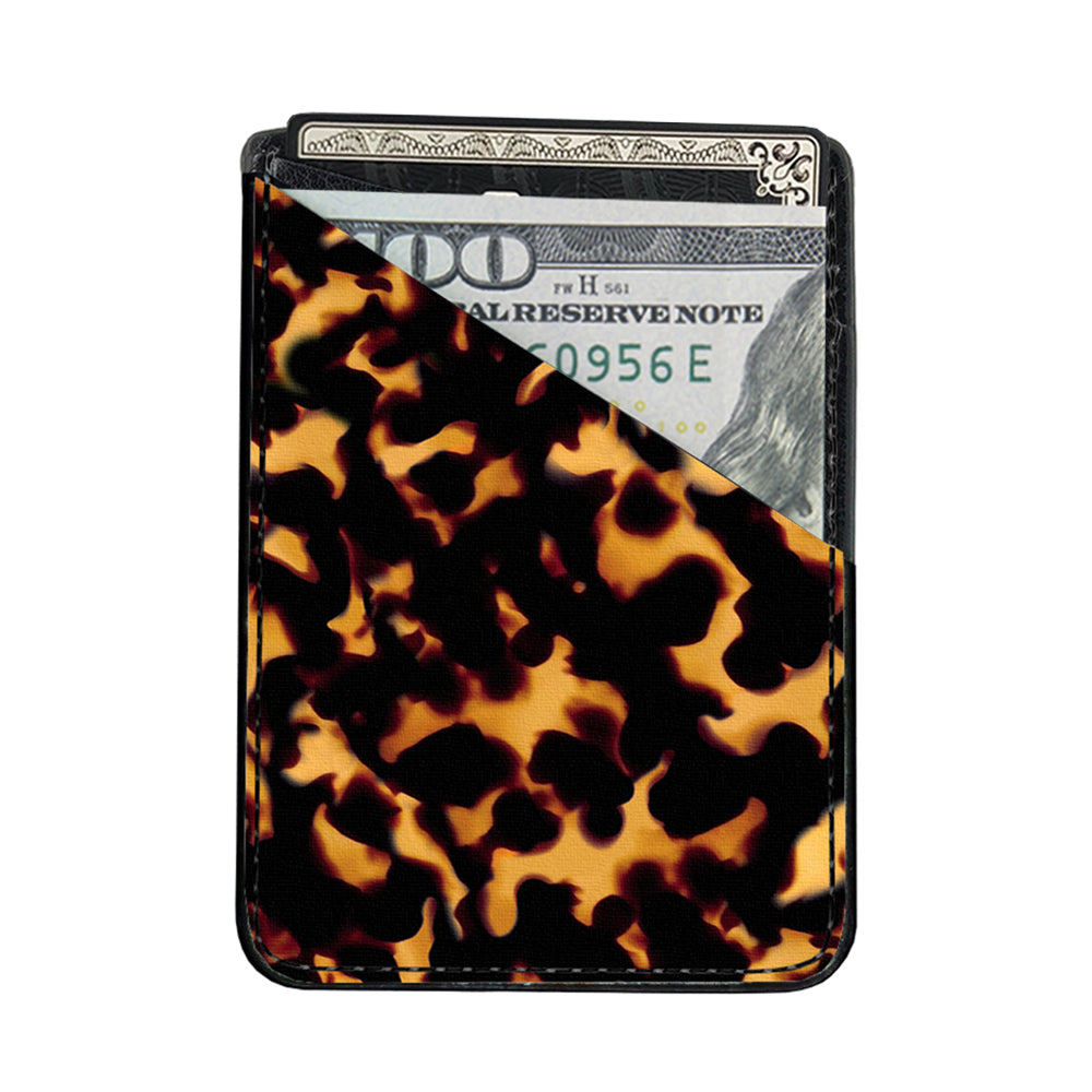 Tortoise Shell Phone Card Holder